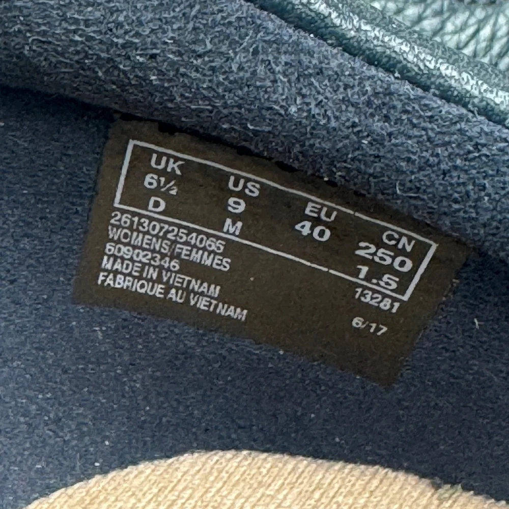 Collection Clarks Tamitha Cattura Leather Womens Navy Blue Zippered Shoes Sz 6.5 - Picture 8 of 8